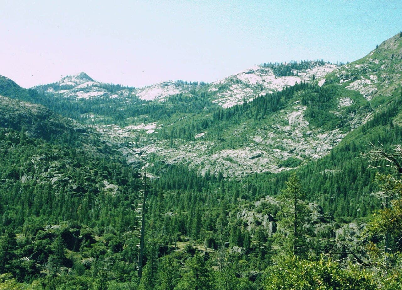 Rerouting a Wilderness Trail to Protect Granite Chief. Photo: Marcia Wright, Public domain, via Wikimedia Commons.